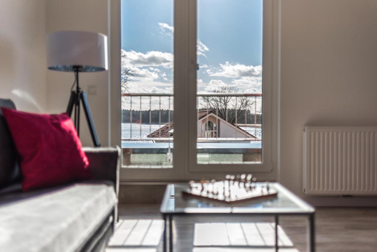 Ferienhaus-See-Sauna-Kamin-Hund Mit E-Ladestation Krakow am See Exteriér fotografie